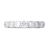 Thumbnail Image 2 of Previously Owned Lab-Created Diamond Wedding Band 1-1/2 ct tw Round 14K White Gold