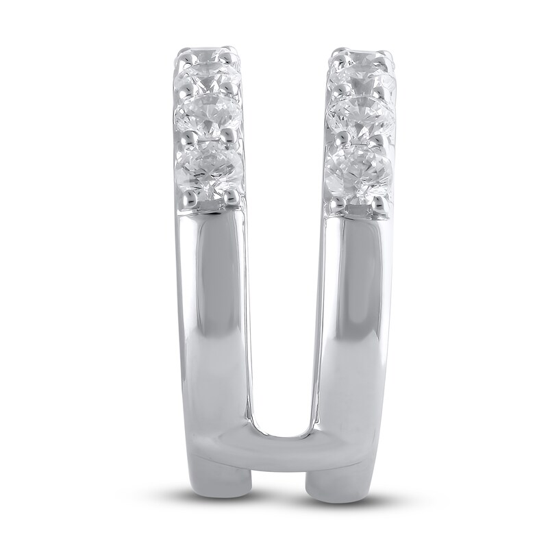Main Image 3 of Previously Owned Lab-Grown Diamond Enhancer Ring 2 ct tw Round 14K White Gold
