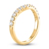Thumbnail Image 2 of Previously Owned Lab-Grown Diamond Contour Anniversary Band 5/8 ct tw Round 14K Yellow Gold