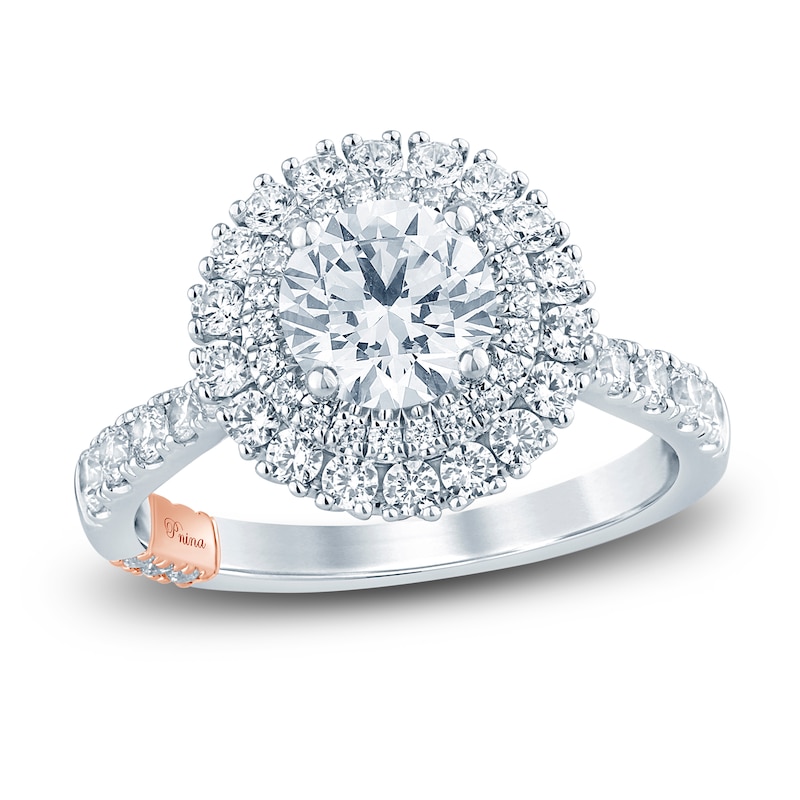 Main Image 1 of Previously Owned Pnina Tornai Lab-Grown Diamond Engagement Ring 1-7/8 ct tw Round 14K White Gold