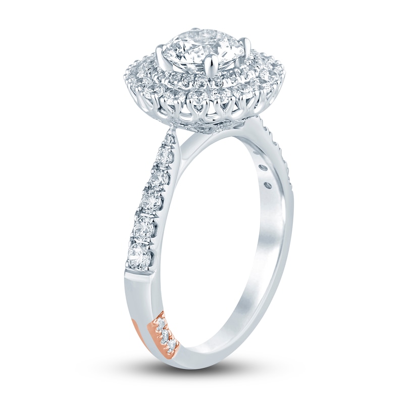 Main Image 2 of Previously Owned Pnina Tornai Lab-Grown Diamond Engagement Ring 1-7/8 ct tw Round 14K White Gold