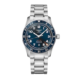 Previously Owned Longines Spirit Zulu Time Men's Automatic Watch L38124936