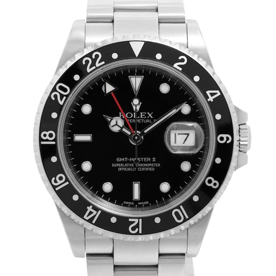 Previously Owned Rolex GMT Master II Mens Watch 40423000880