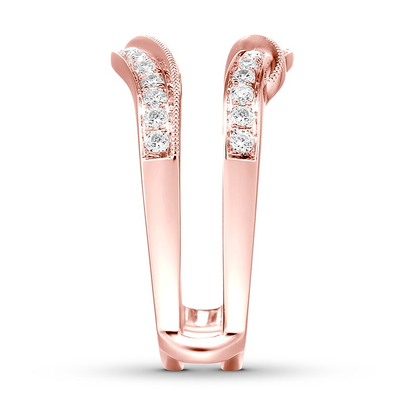 Main Image 3 of Previously Owned Diamond Enhancer Ring 1/3 carat tw Round-cut 14K Rose Gold