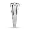 Thumbnail Image 3 of Previously Owned Men's Diamond Ring 1/5 ct tw Black & White 10K White Gold