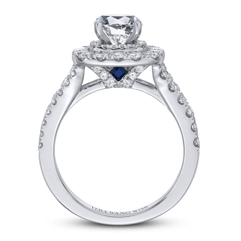 Main Image 4 of Previously Owned Vera Wang WISH Ring Setting 1-1/3 ct tw Diamonds 14K Gold