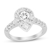Thumbnail Image 1 of Previously Owned Diamond Engagement Ring 1-1/3 ct tw Round 14K White Gold