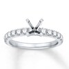 Thumbnail Image 1 of Previously Owned Colorless Diamond Ring Setting 5/8 ct tw Round-cut 14K Gold