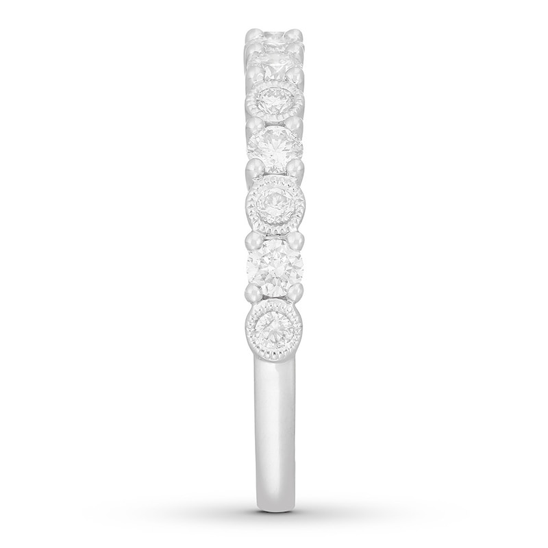 Main Image 2 of Previously Owned Neil Lane Diamond Band 5/8 carat tw Round 14K White Gold