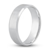 Thumbnail Image 2 of Previously Owned Men's Beveled Edge Wedding Band 14K White Gold