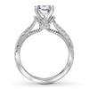Thumbnail Image 2 of Previously Owned Diamond Engagement Ring Setting 1/3 ct tw Round 14K White Gold
