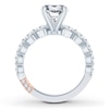 Thumbnail Image 1 of Previously Owned Pnina Tornai Diamond Engagement Ring Setting 1 ct tw Round 14K White Gold