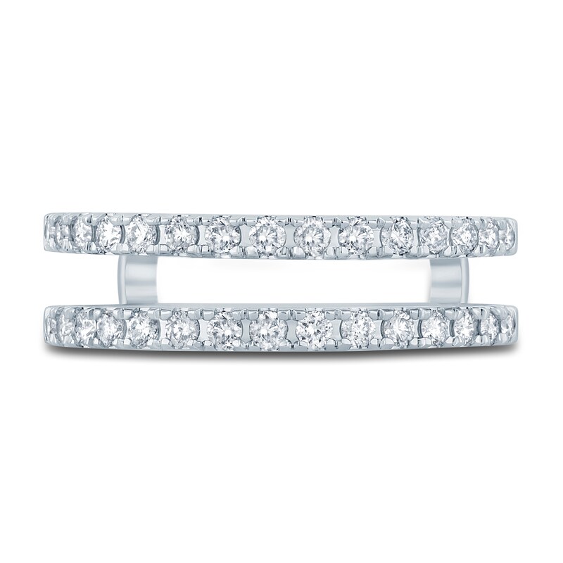 Main Image 3 of Previously Owned Diamond Enhancer Band 1/2 ct tw Round 14K White Gold