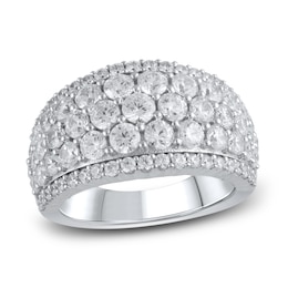 Previously Owned Lab-Grown Diamond Anniversary Band 3 ct tw Round 14K White Gold