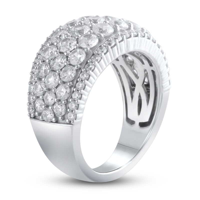 Main Image 2 of Previously Owned Lab-Grown Diamond Anniversary Band 3 ct tw Round 14K White Gold