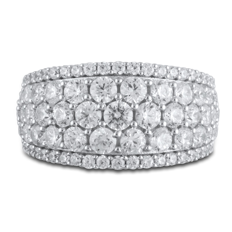 Main Image 3 of Previously Owned Lab-Grown Diamond Anniversary Band 3 ct tw Round 14K White Gold