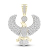 Thumbnail Image 1 of Previously Owned Men's Diamond Eagle Charm 1/2 ct tw Round 10K Yellow Gold