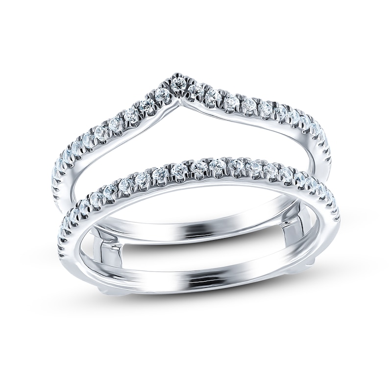 Main Image 1 of Previously Owned Diamond Enhancer Ring 1/3 ct tw Round 14K White Gold