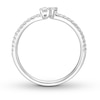 Thumbnail Image 2 of Previously Owned Ever Us Diamond Ring 1/3 ct tw 10K White Gold