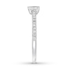 Thumbnail Image 3 of Previously Owned Ever Us Diamond Ring 1/3 ct tw 10K White Gold
