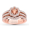 Thumbnail Image 1 of Previously Owned Le Vian Bridal Setting 1 ct tw Diamonds 14K Strawberry Gold