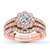 Thumbnail Image 3 of Previously Owned Le Vian Bridal Setting 1 ct tw Diamonds 14K Strawberry Gold