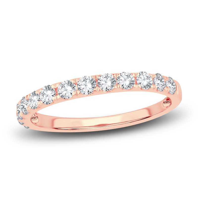 Previously Owned Diamond Wedding Band 1/2 ct tw Round 14K Rose Gold