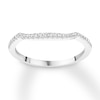 Thumbnail Image 1 of Previously Owned Diamond Wedding Band 1/8 carat tw Round 14K White Gold