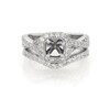 Thumbnail Image 1 of Previously Owned Diamond Bridal Setting 5/8 ct tw 14K White Gold Size 5