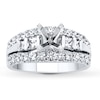 Thumbnail Image 1 of Previously Owned Diamond Ring Setting 1-1/4 ct tw Round 18K White Gold