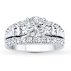 Thumbnail Image 3 of Previously Owned Diamond Ring Setting 1-1/4 ct tw Round 18K White Gold