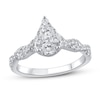 Thumbnail Image 1 of Previously Owned Diamond Engagement Ring 7/8 ct tw Round 14K White Gold
