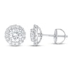 Thumbnail Image 2 of Previously Owned Lab-Grown Diamond Earrings 1-1/2 ct tw Round 14K White Gold
