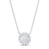 Thumbnail Image 1 of Previously Owned Lab-Grown Diamond Necklace 1-1/8 ct tw Round 14K White Gold