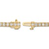 Thumbnail Image 3 of Previously Owned Lab-Grown Diamond Tennis Bracelet 3 ct tw Round 14K Yellow Gold