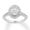 Thumbnail Image 1 of Previously Owned Diamond Engagement Ring 1-5/8 ct tw Round-cut 14K White Gold