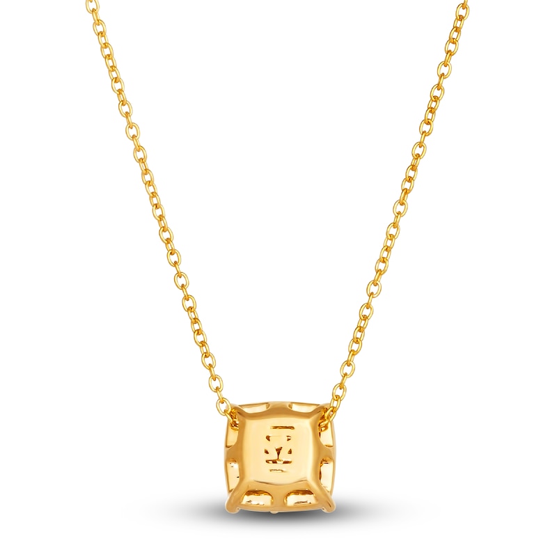 Main Image 3 of Previously Owned Le Vian Sunny Yellow Diamond Pendant Necklace 7/8 ct tw Diamonds Round 14K Honey Gold 19"