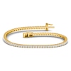 Thumbnail Image 1 of Previously Owned Lab-Grown Diamond Tennis Bracelet 1 ct tw Round 14K Yellow Gold 7.25"