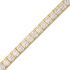 Thumbnail Image 2 of Previously Owned Lab-Grown Diamond Tennis Bracelet 5 ct tw Round 14K Yellow Gold