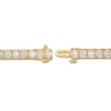 Thumbnail Image 3 of Previously Owned Lab-Grown Diamond Tennis Bracelet 5 ct tw Round 14K Yellow Gold