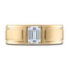 Thumbnail Image 3 of Previously Owned Vera Wang WISH Men's Lab-Grown Diamond Ring 1 ct tw Emerald 14K Yellow Gold