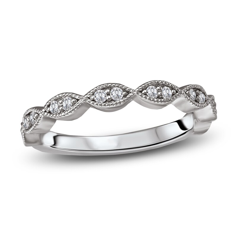 Main Image 1 of Previously Owned Diamond Anniversary Band 1/5 ct tw Round 14K White Gold