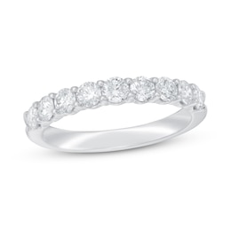 Previously Owned Lab-Grown Diamond Ring 1 ct tw Round 14K White Gold