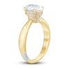 Thumbnail Image 2 of Previously Owned Pnina Tornai Lab-Grown Diamond Engagement Ring 2-1/5 ct tw Oval/Round 14K Yellow Gold
