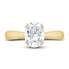 Thumbnail Image 3 of Previously Owned Pnina Tornai Lab-Grown Diamond Engagement Ring 2-1/5 ct tw Oval/Round 14K Yellow Gold