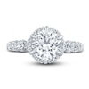 Thumbnail Image 3 of Previously Owned Pnina Tornai Lab-Created Diamond Engagement Ring 2-7/8 ct tw Round 14K White Gold