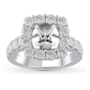 Thumbnail Image 1 of Previously Owned Lab-Grown Diamond Engagement Ring Setting 2 ct tw Round 14K White Gold