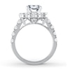 Thumbnail Image 2 of Previously Owned Lab-Grown Diamond Engagement Ring Setting 2 ct tw Round 14K White Gold