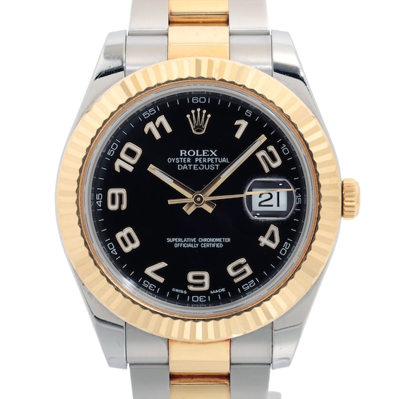 Previously Owned Mens Rolex Datejust 41 18K Yellow Gold  Stainless Steel Watch 11272852110