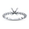Thumbnail Image 1 of Previously Owned Diamond Ring Setting 1/3 ct tw Round-cut 14K White Gold